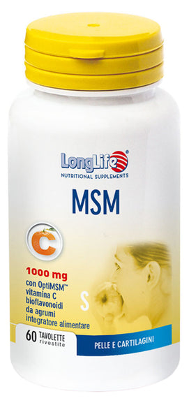 Longlife Msm 1000mg 60 Tavolette