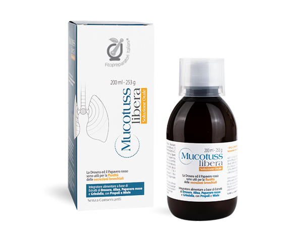 Mucotuss Libera Sol 200ml, Fitopreparatori Italiani
