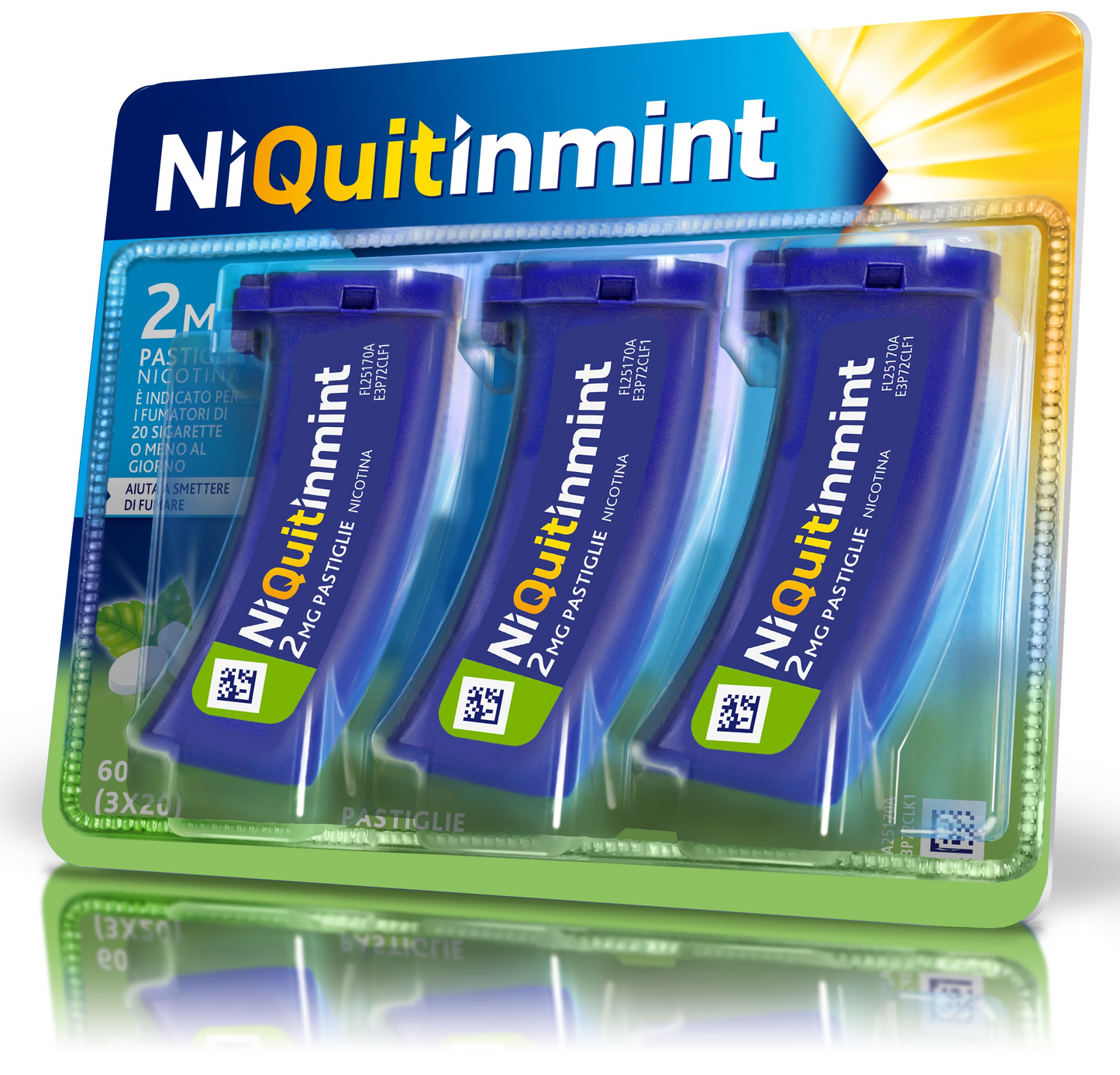 Niquitinmint 60 Pastiglie 2mg Nicotina Per Smettere Di Fumare