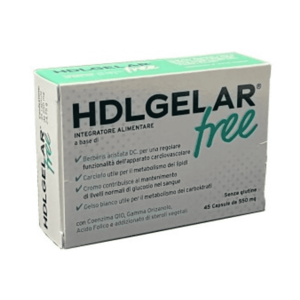 Hdlgelar Free 45 Capsule – Integratore Colesterolo HDL e Trigliceridi
