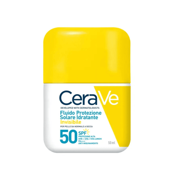 CeraVe Fluido Protezione Solare Idratante Invisibile SPD50+ - 50ml