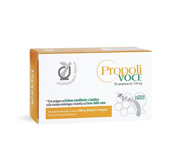 Propoli Voce Selerbe 30 compresse, Fitopreparatori Italiani