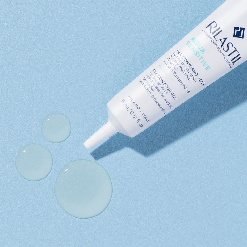 rilastil aqua sensitive gel contorno occhi