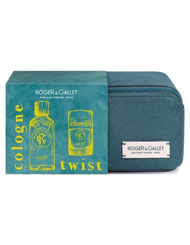 Roger&Gallet Set Natale Trousse Twist cofanetto con eau de cologne e deodorante 100ml+50g