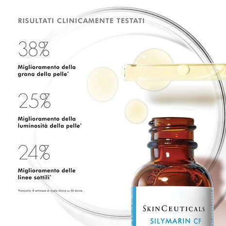 Skinceuticals Silymarin Cf Siero viso Antiossidante Vitamina C 30ml - Silymarin Cf serum skinceuticals