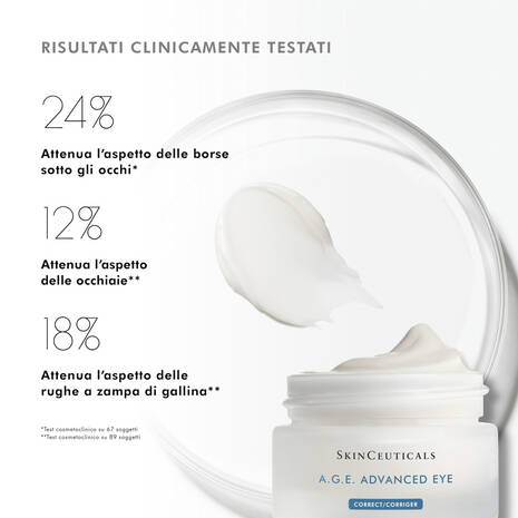 Skinceuticals Age Advanced Eye, Crema Contorno Occhi Per Occhiaie e Rughe, 15ml - Skinceuticals Age Advanced Eye, Crema Contorno Occhi Per Occhiaie e Rughe, 15ml