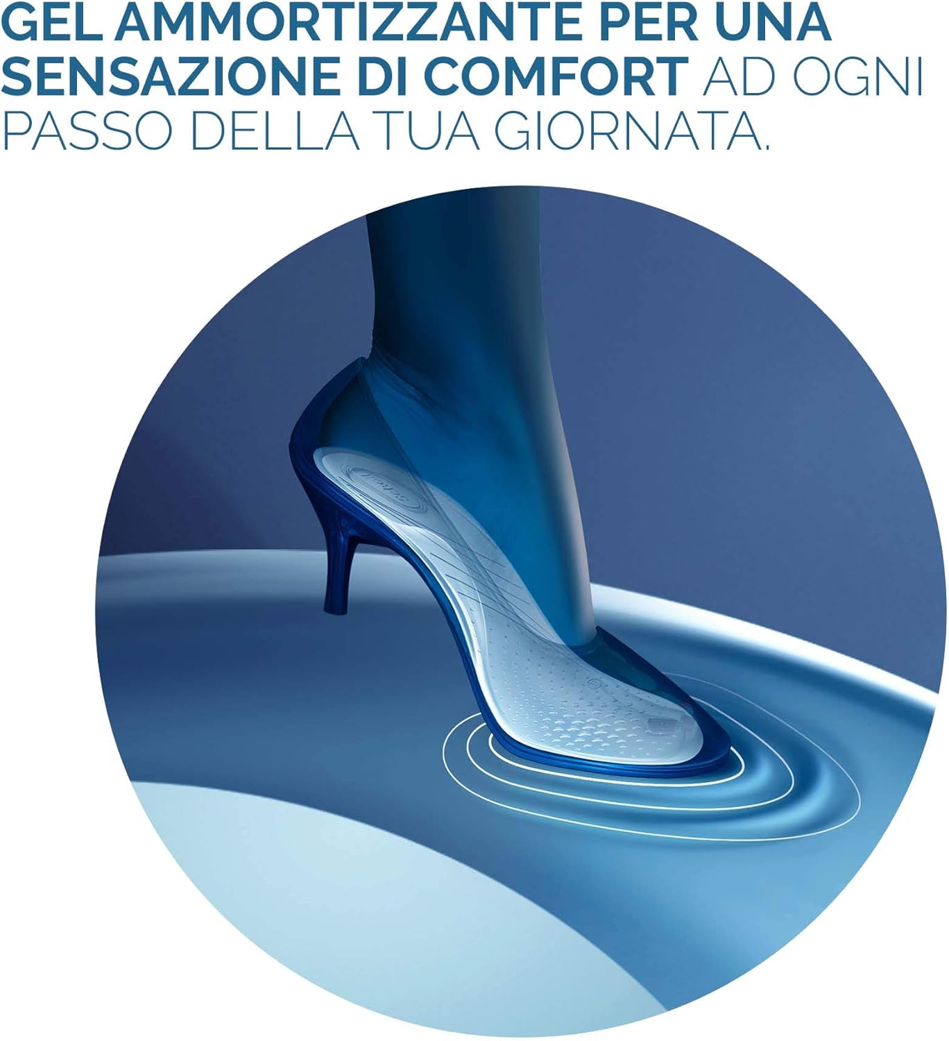 Scholl Solette Gel Activ, Solette Donna per Tacchi Alti, Azione Ammortizzante e Antiscivolo, Confezione da 1 Paio