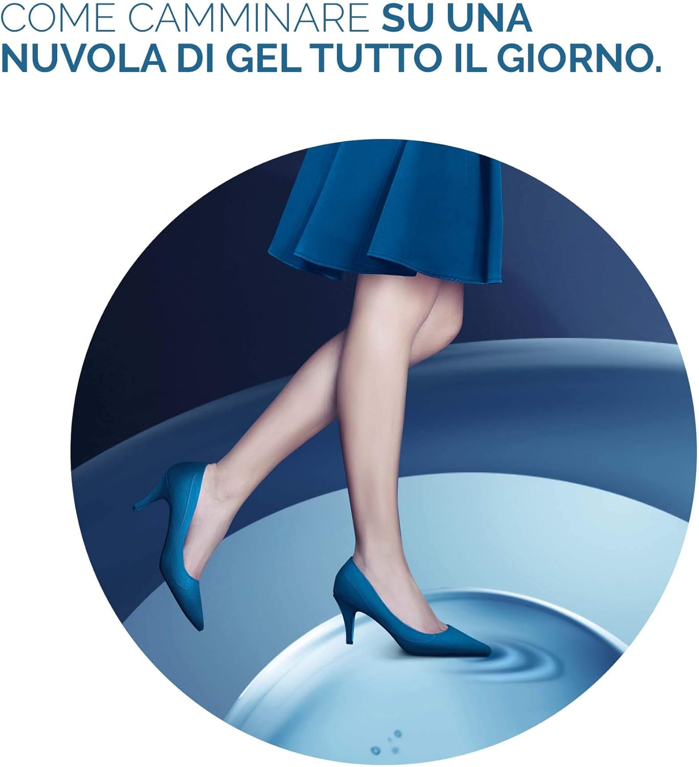 Scholl Solette Gel Activ, Solette Donna per Tacchi Alti, Azione Ammortizzante e Antiscivolo, Confezione da 1 Paio