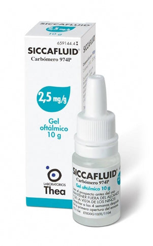 Siccafluid Gel Oftalmico 10g 2,5mg/g