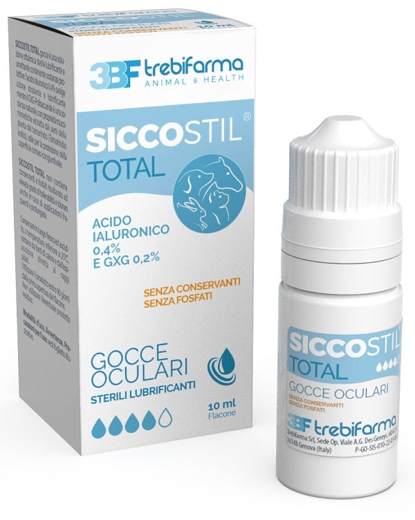 Siccostil Total Gocce Oculari per Animali 10ml