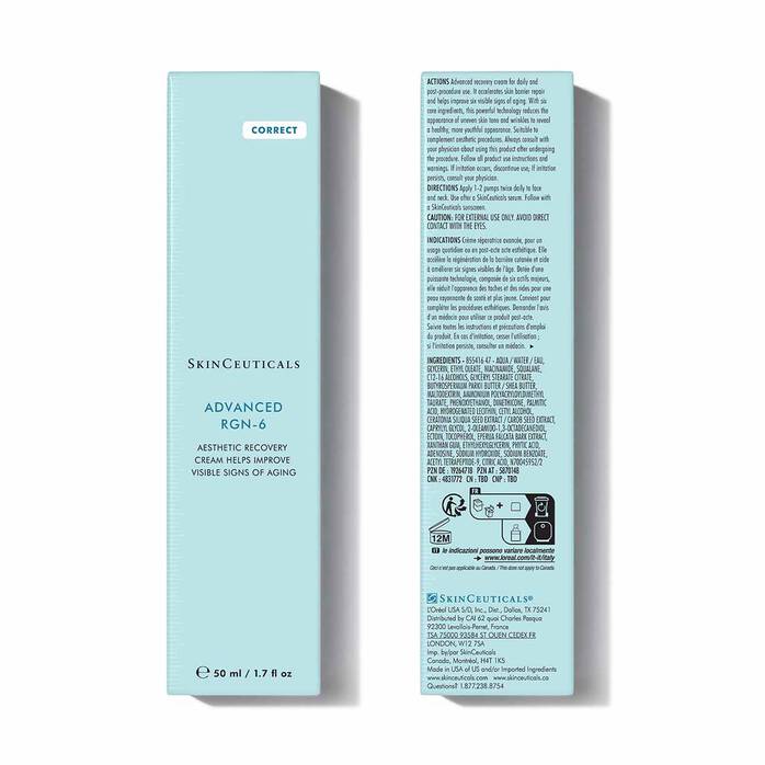 Skinceuticals Advanced RGN-6, Crema Anti-età Globale Viso, 50ml