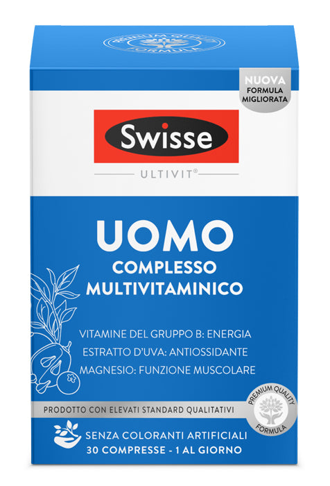 Swisse Multivitaminico Uomo 30 Compresse - Swisse Multivitaminico Uomo 30 Compresse