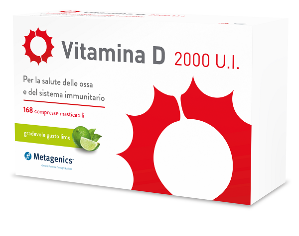 Vitamina D 2000 U.I. 168 Compresse Masticabili - Vitamina D 2000 U.I. 168 Compresse Masticabili