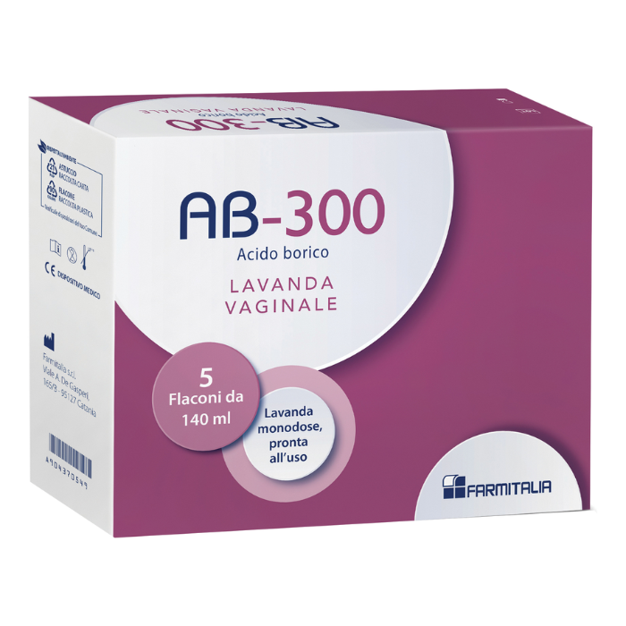 Ab 300 Lavanda Vaginale 5 Flaconi da 140ml