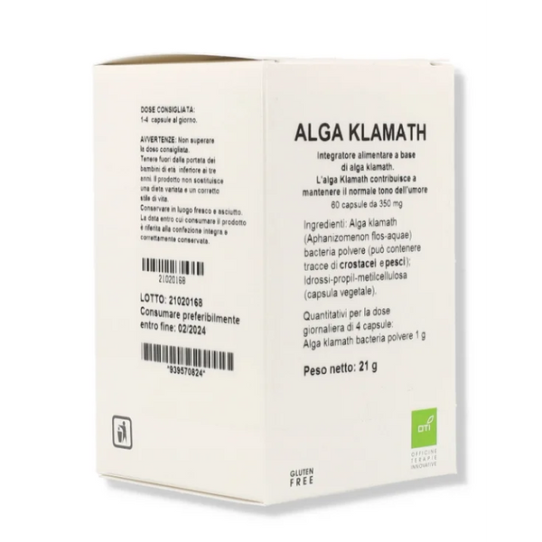 Alga Klamath Polvere 60 Capsule
