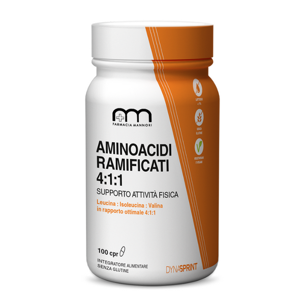 Aminoacidi Ramificati 4:1:1 100 Compresse Dynasprint Farmacisti Preparatori