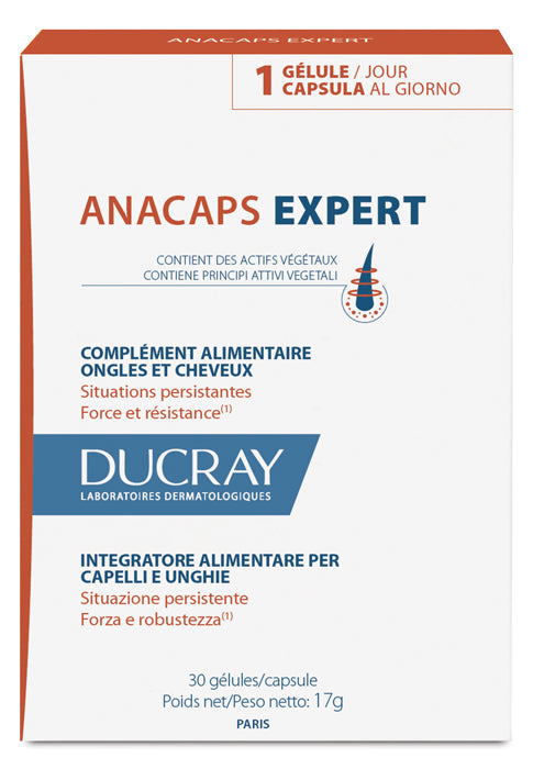 Ducray Anacaps Expert Integratore Capelli e Unghie 30 Capsule