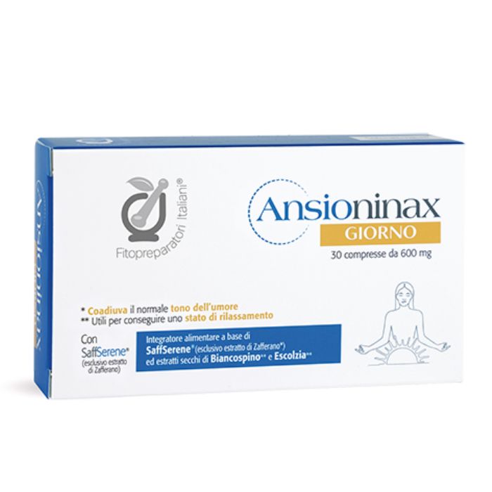 Ansioninax Giorno 30 Compresse, Fitopreparatori Italiani