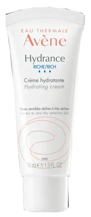 Avene Hydrance Ricca Crema Idratante Viso Pelle Sensibile Secca 40ml - avene hydrance crema ricca viso pelle sensibile secca