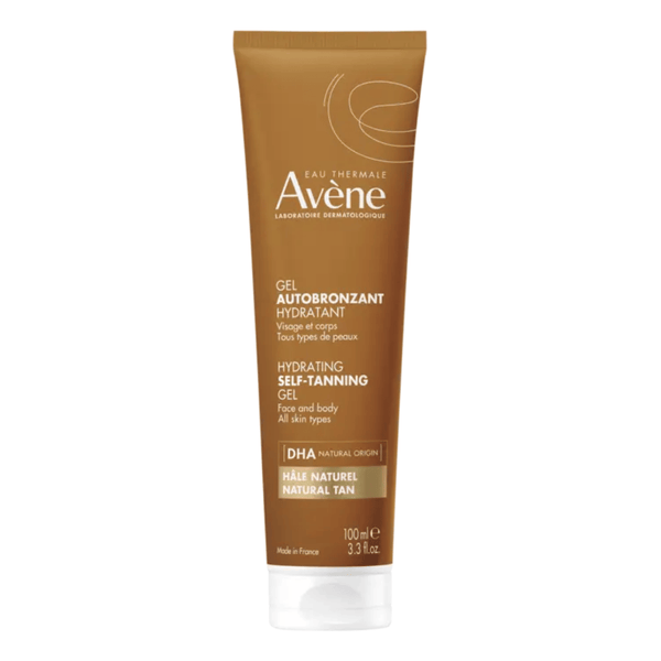 Avene Gel Autoabbronzante Idratante, Viso e Corpo, Per tutti i tipi di pelle, 100ml