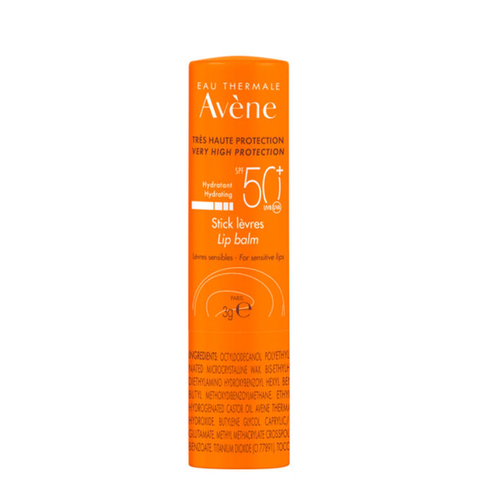 Avene Stick Labbra Sensibili Spf50+ 3g - Avene stick solare labbra spf50 3g