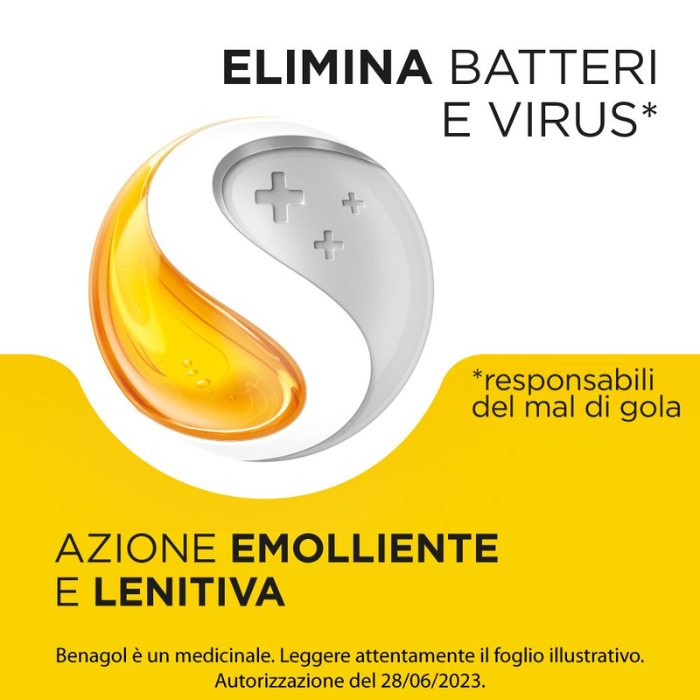 Benagol Miele Limone 24 Pastiglie