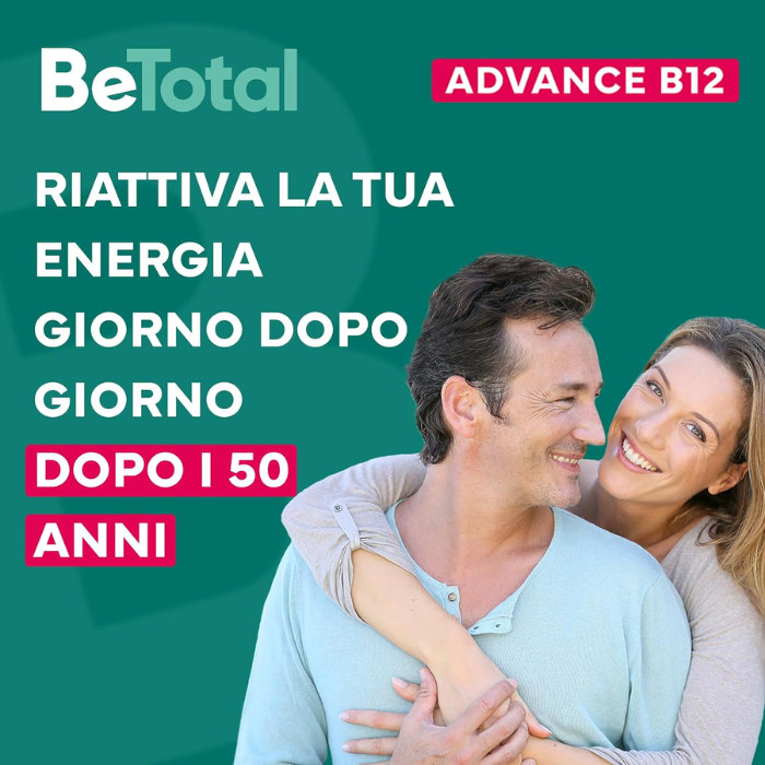 Betotal Advance B12, a base di vitamina B12, riattiva la tua energia fisica e mentale, adulti 50+, 15 Flaconcini - Betotal Advance B12, a base di vitamina B12, riattiva la tua energia fisica e mentale, adulti 50+, 15 Flaconcini