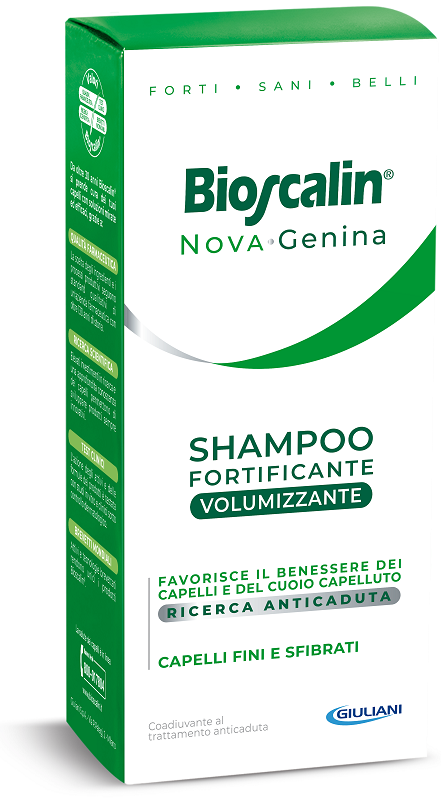Bioscalin Nova Genina Shampoo Volumizzante Fortificante 200ml - Bioscalin Nova Genina Shampoo Volumizzante Fortificante 200ml
