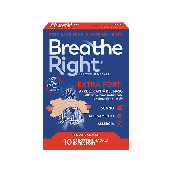 Breathe Right Cerottini Nasali Extra Forti 10pz