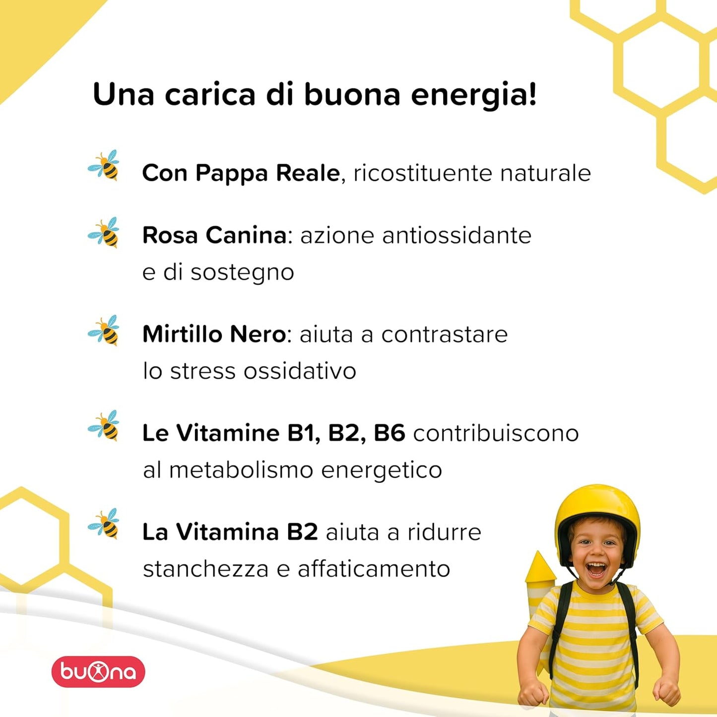 Buona Energia Oro Flaconcini Bambini 10 Flaconcini da 10 ml