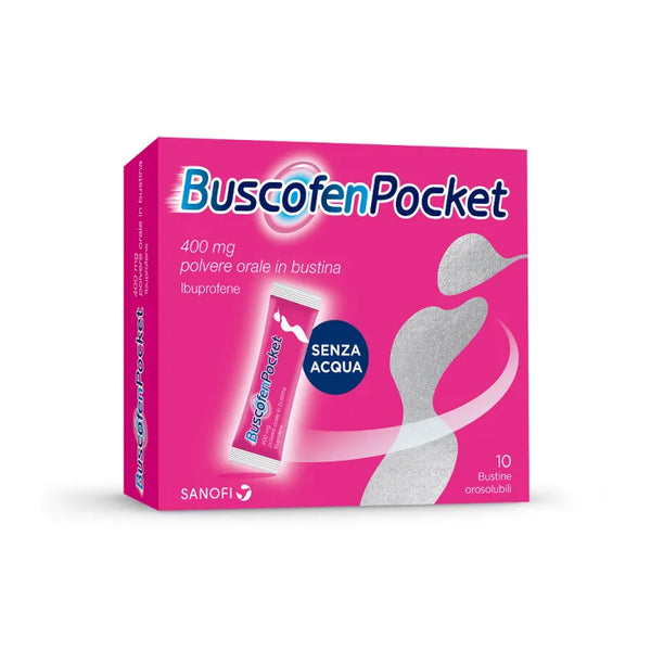 buscofenpocket 400mg 10 bustine orosolubili