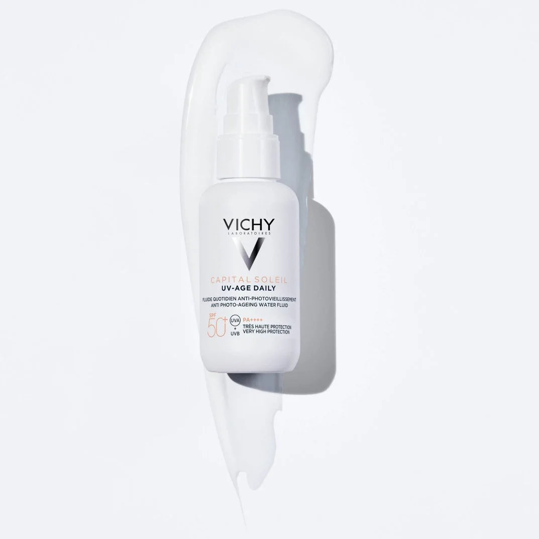 Vichy Capital Soleil Uv-Age daily fluido solare antietà viso Spf50 40ml - vichy capital soleil spf 50