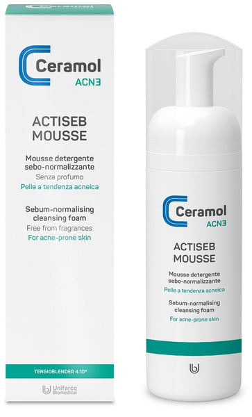 ceramol actiseb mousse 150ml per acne