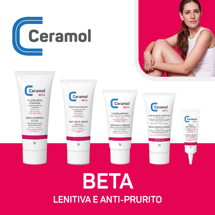 Ceramol Beta Pasta All'acqua Trattamento lenitivo ad azione adsorbente 75g - Ceramol Beta Pasta All'acqua Trattamento lenitivo ad azione adsorbente 75g