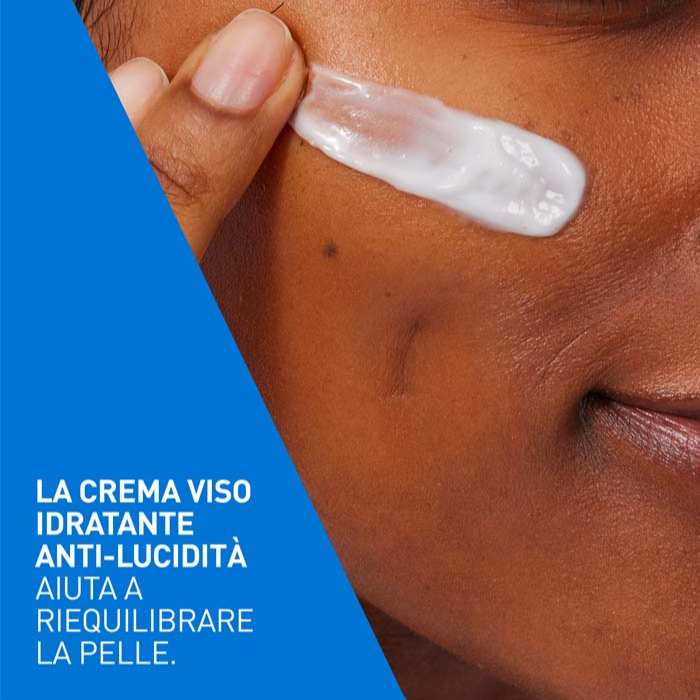 Cerave Crema Gel Idratante Anti-Lucidità, Per Pelli Miste e Grasse, 52ml