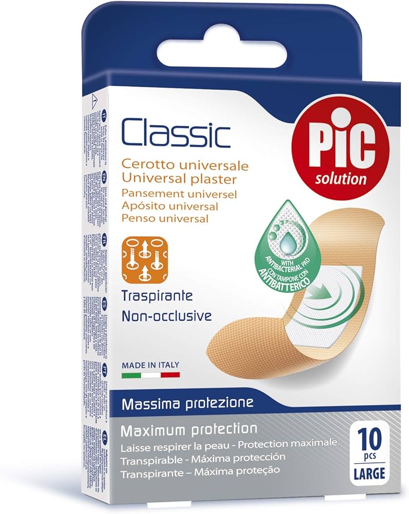 Cerotti Pic Classic 25x72mm , Confezione da 10 Cerotti