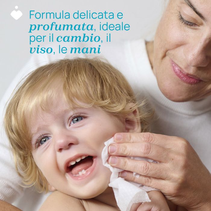 Chicco Salviette Profumate, Testate su Pelli Sensibili, Ideali dalla Nascita, 72 Salviettine