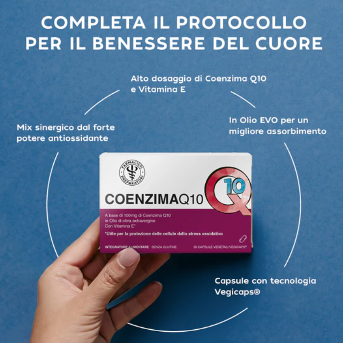 Coenzima Q10 Integratore Farmacisti Preparatori 30 Capsule - Coenzima Q10 Integratore Farmacisti Preparatori 30 Capsule