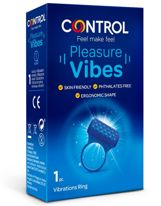 Control Anello Vibrante con Punti in Rilievo PLEASURE VIBES