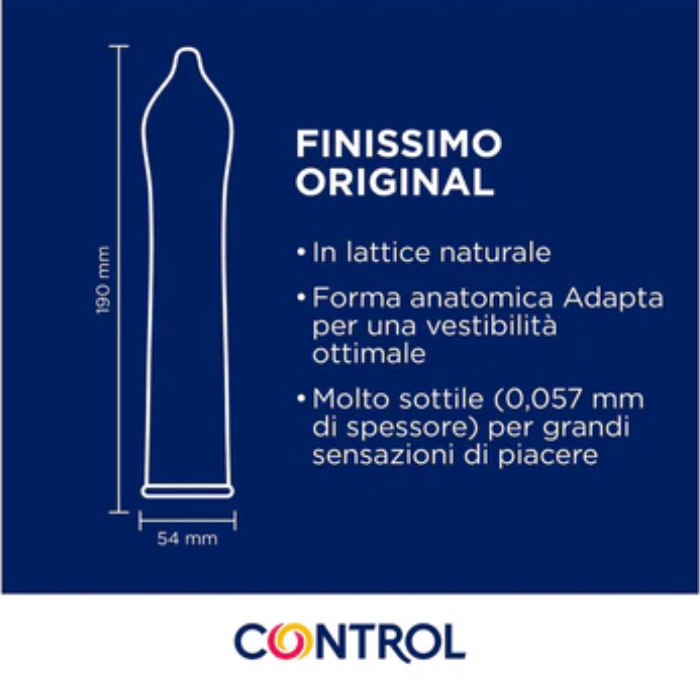 Control Finissimo Original Profilattici 6 Pezzi - Control Finissimo Original Profilattici 6 Pezzi