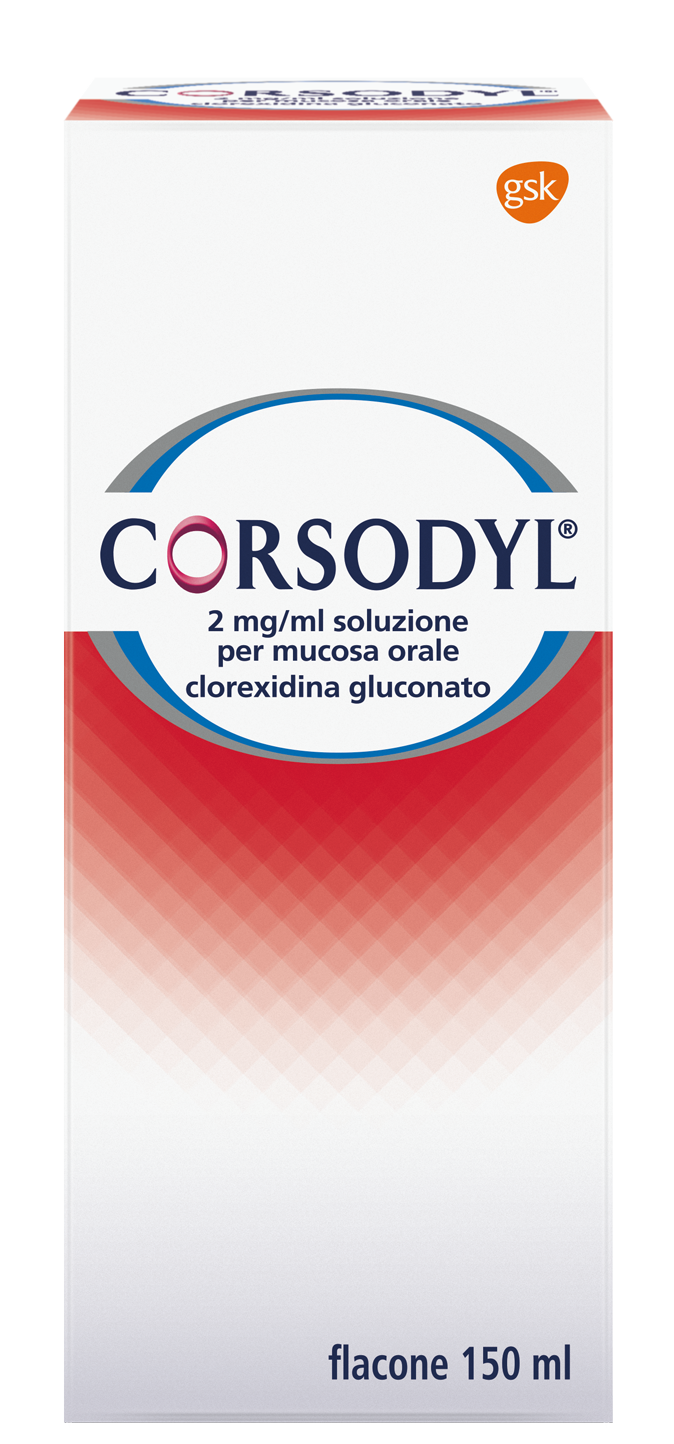 Corsodyl Soluzione Orale 200mg/100ml Disinfettante Del Cavo Orale Flacone 150ml