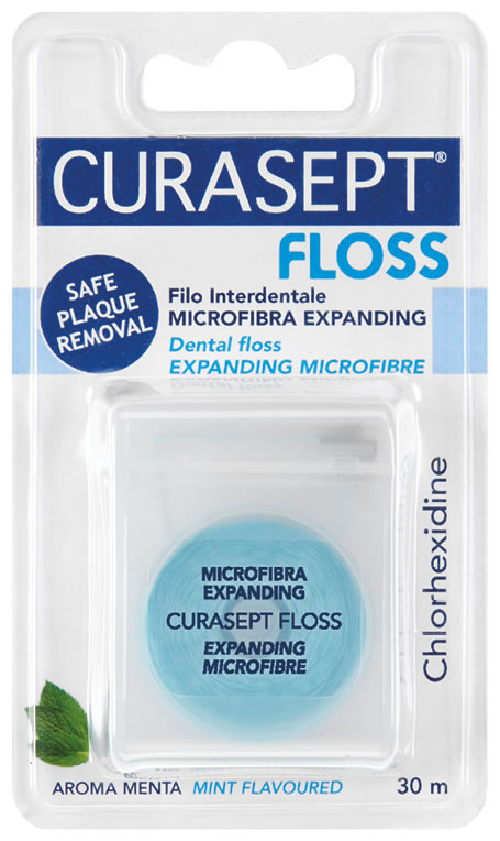 Curasept Filo Interdentale Floss Expanding Aroma Menta 30m