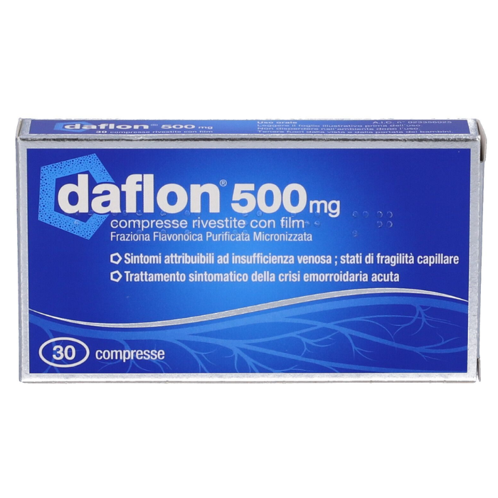 Daflon 500mg 30 Compresse - Daflon 500mg 30 Compresse