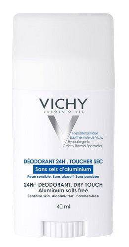 Vichy Deodorante Effetto Asciutto Per Pelle Sensibile Stick 40ml - Vichy Deodorante Effetto Asciutto Per Pelle Sensibile Stick