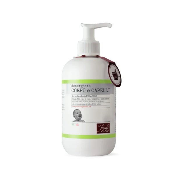 Detergente Corpo E Capelli Talco Fiocchi Di Riso 400ml