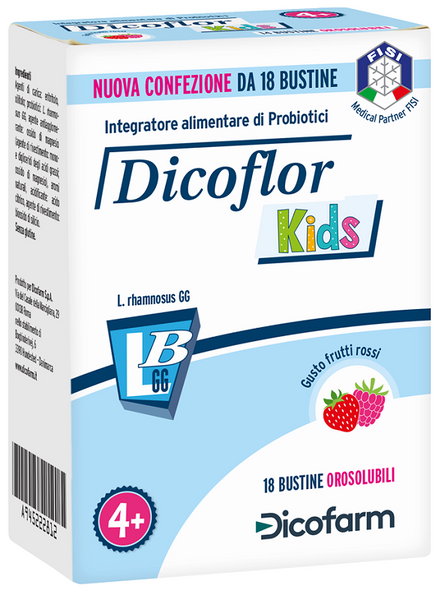 Dicoflor Kids 18 Bustine Orosolubili