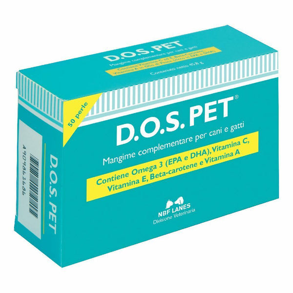 Dos Pet Integratore Vista Per Cani e Gatti 50 Perle