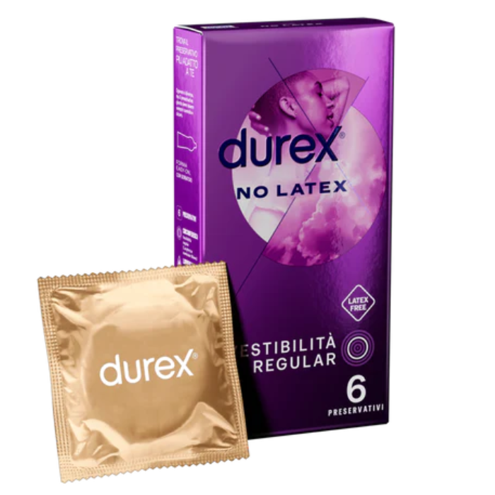 Durex No Latex Profilattico 6 Pezzi