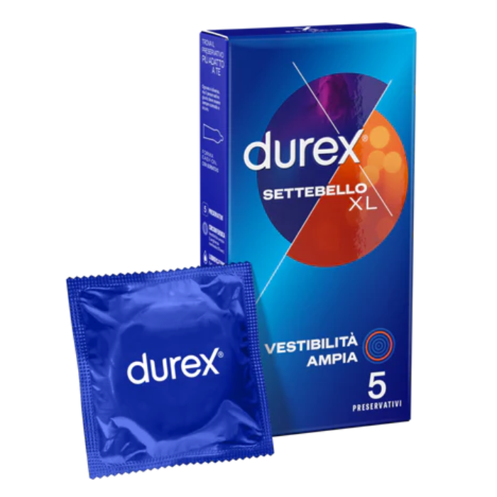 Durex Settebello XL Profilattici 5 Pezzi