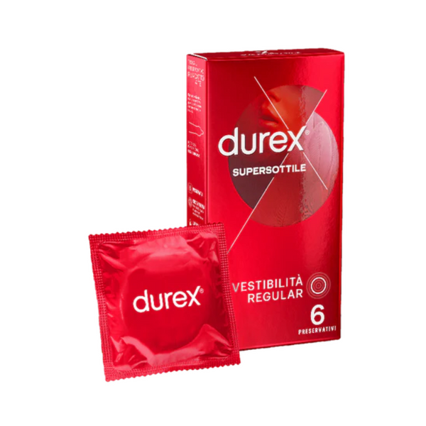 Durex Supersottile Profilattici 6 Pezzi
